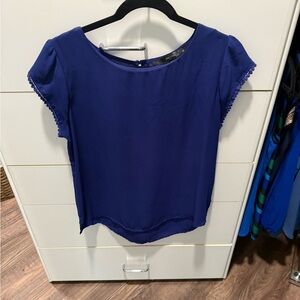 Fun 2 Fun Vibrant Blue Blouse